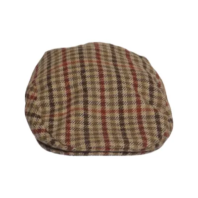 Flat cap (Brown, Multicolored) from Barbour Polyester, Wool