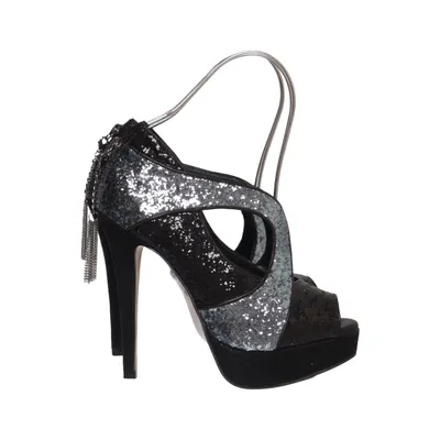 High heel sandals (Black) from Buffalo London Leather