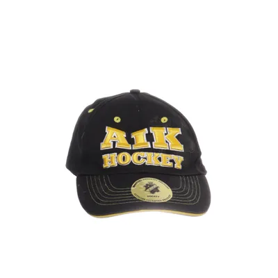 Baseballkeps (Svart, Gul) från AIK Bomull, Elastan