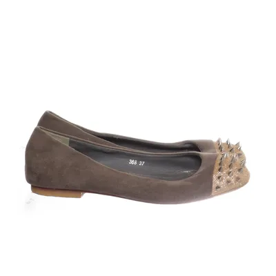 Ballet flats (Brown, Gold) from Redshoes