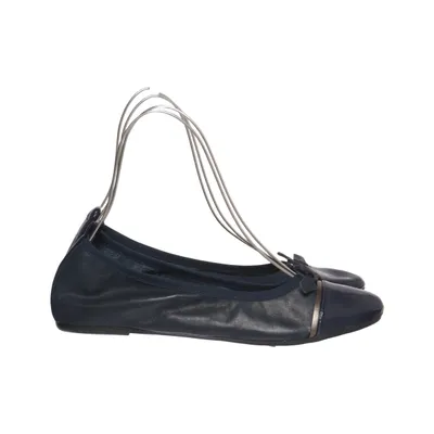 Ballet flats (Blue) from Bata Leather