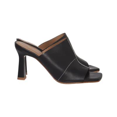 Mules (Noir) de Flattered Cuir