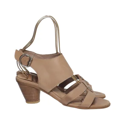 High heel sandals (Beige) from Wonders