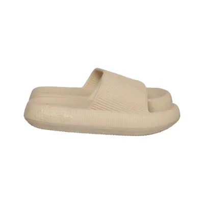 Slip-ins (Beige) van Happy Flops Polyurethaan