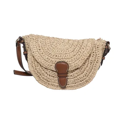Axelremsväska (Beige, Brun) från Zara Bomull