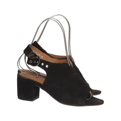 Sandales à talons hauts (Noir) de Park Lane Cuir, Daim