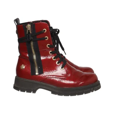 Bottes à lacets (Rouge) de Marco Tozzi