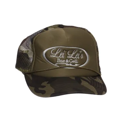 Casquette de camionneur (Vert, Multicolore) de Otto Polyester