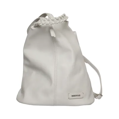 Backpack (White) from Emily & Noah Polyester, Polyurethane