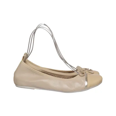Ballet flats (Beige) from Bata Leather