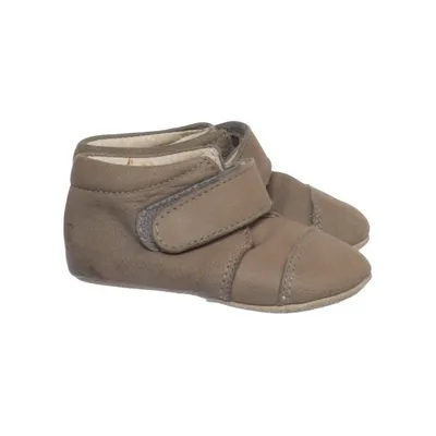 Baby slofjes (Grijs) van Petit Nord Leer