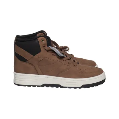Laced boots (Brown) from Vty Polyester