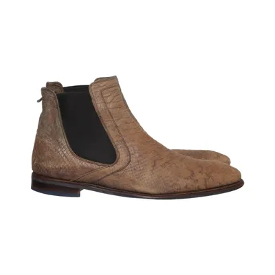 Bottines Chelsea (Snake Design Chelsea Boots) de Floris Van Bommel Cuir