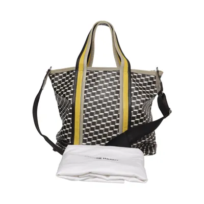 Handbag (Black, White, Yellow) from Pierre Hardy