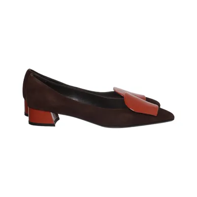 Pumps (Braun, Orange) von Fabio Rusconi Leder