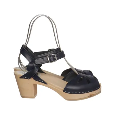 Clogs (Blue) from Maguba Leather