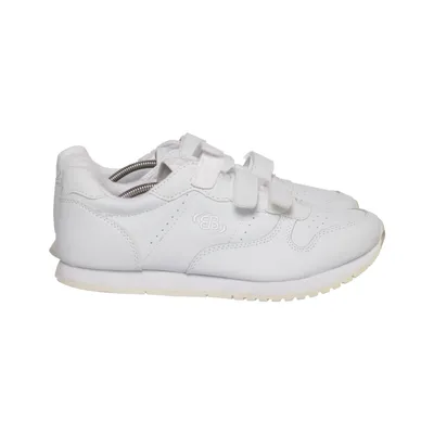 Baskets (Blanc) de Brütting Cuir