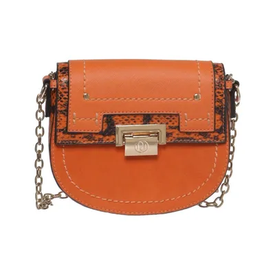 Sac à bandoulière (Orange, Noir) de River Island
