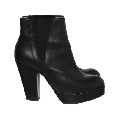 Heeled boots (Black) from Nilson Shoes