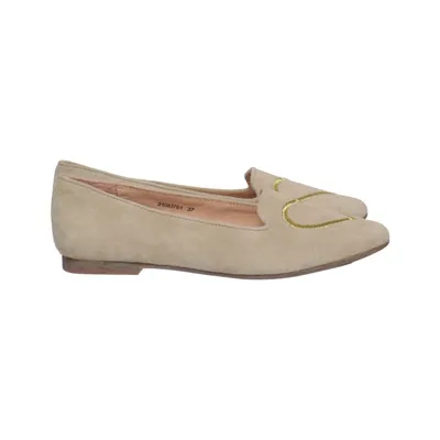 Ballerina's (Beige, Goud) van Si Leer