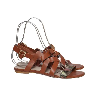 Sandals (Brown, Multicolored) from Mellow Yellow Leather
