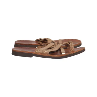 Mules (Or, Marron) de Klimatsakis Cuir