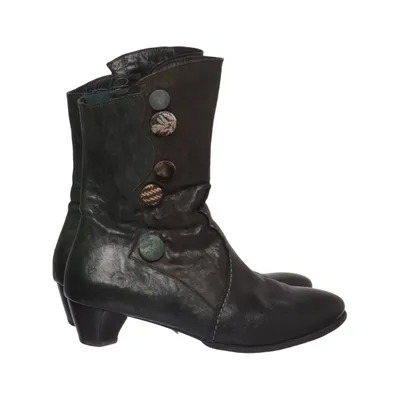 Heeled boots (Black) from Think! Leather