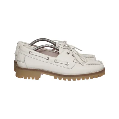 Chaussures de bateau (Blanc) de Bronx Cuir