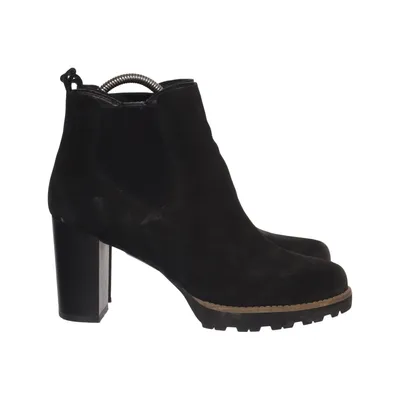 Heeled boots (Black) from Varese Leather