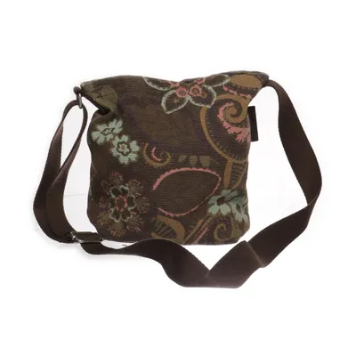 Axelremsväska (Brun, Flerfärgad) från Ceannis Bomull, Polyamid, Polyester
