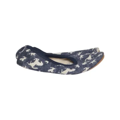 Ballerina's (Blauw, Wit) van Beck Katoen, Leer