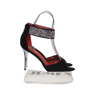 High heel sandals (Black, Multicolored) from Jumex