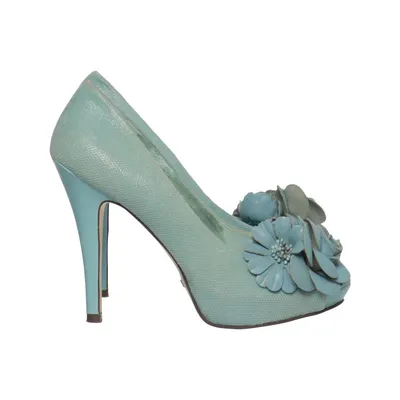 Escarpins (Bleu) de Menbur Cuir