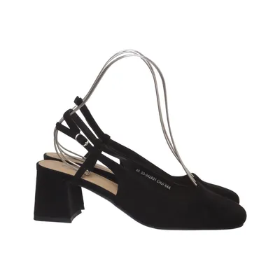 High heel sandals (Black) from Clou Leather