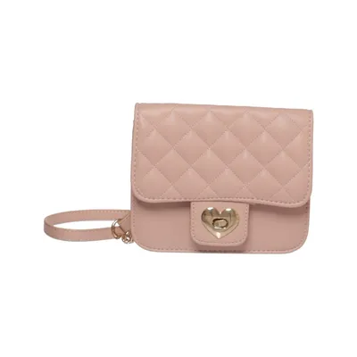 Skuldertaske (Pink) fra Glitter Polyester, Polyurethan