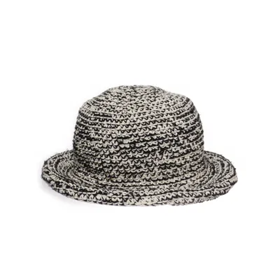 Bucket hat (Black, White)