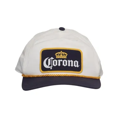 Honkbalpet (Wit, Blauw, Geel) van Corona