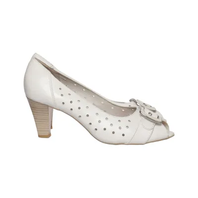 Escarpins (Blanc) de Caprice Cuir