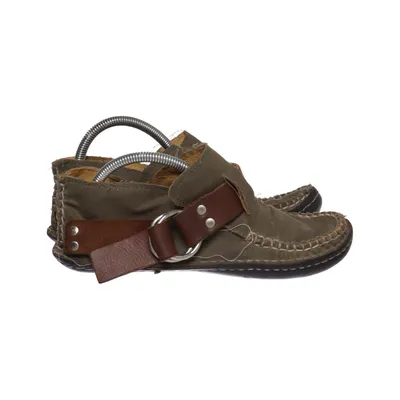 Bottines en daim (Vert, Marron) de Quoddy Cuir