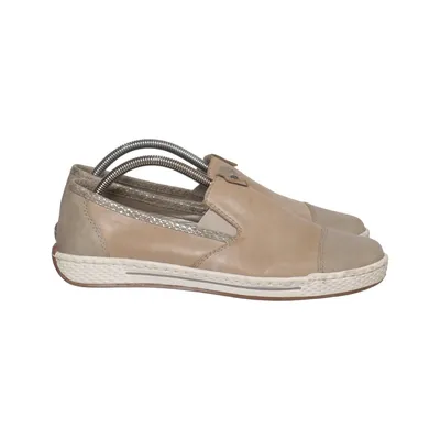 Slip-ons (Beige) from Rieker Antistress Leather
