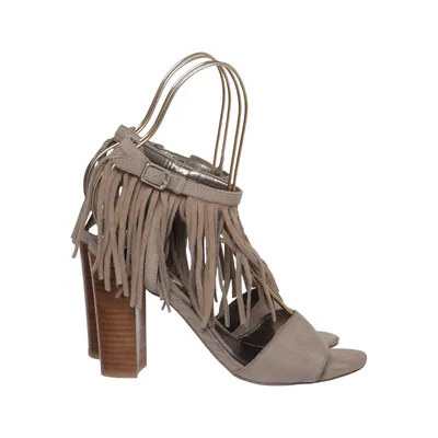 Sandales à talons hauts (Gris) de Carlos Cuir