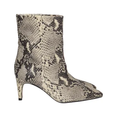 Bottes à talons (Gris, Multicolore) de Henry Kole Cuir