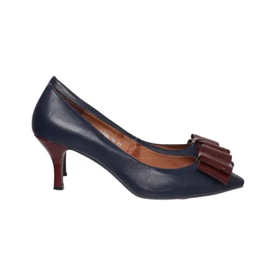 Hakken (Blauw, Rood) van Jeffrey Campbell Leer