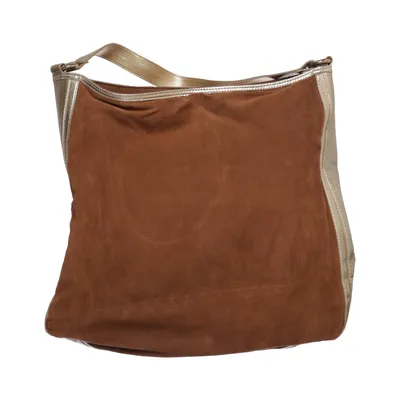 Shoulder-bag (Brown, Gold) from Mellow Yellow