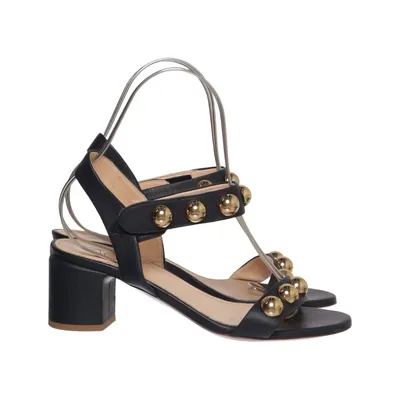 High heel sandals (Black) from AGL Leather