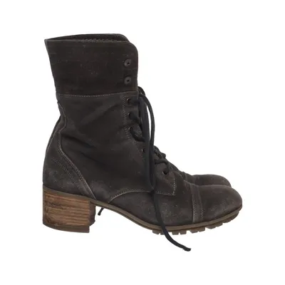 Laced boots (Gray) from Paul Green Leather