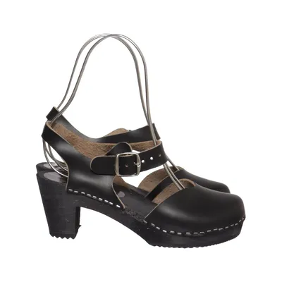 Clogs (Black) from Swedish Clogs Leather