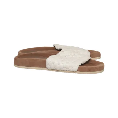 Mules (Blanc, Marron) de Lazamani Cuir