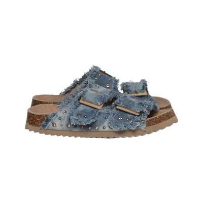 Mules (Bleu) de Colors of California Cuir