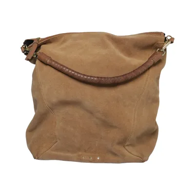 Skuldertaske (Beige) fra Beck Söndergaard Bomuld, Læder